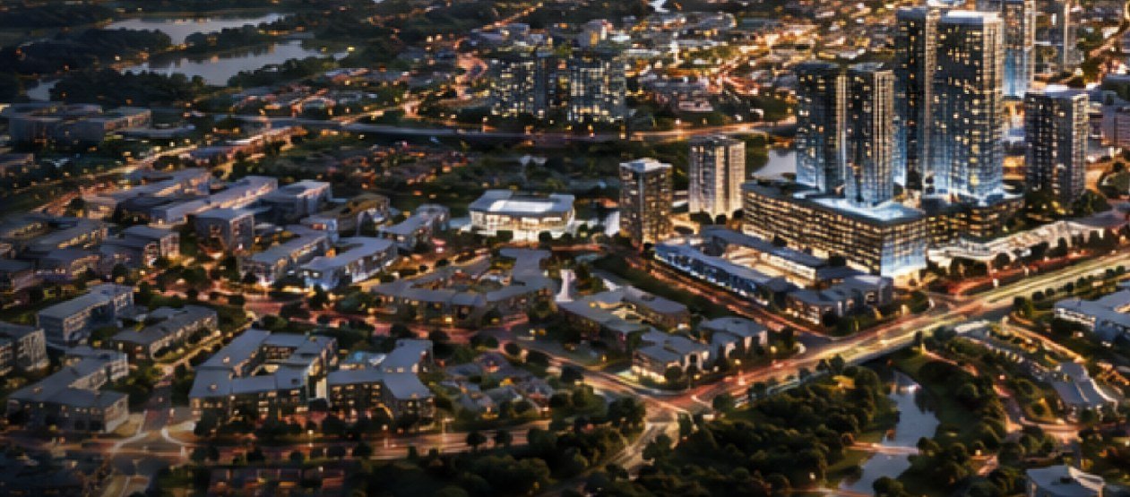 Asthara Skyfront City - Aerial City Lights